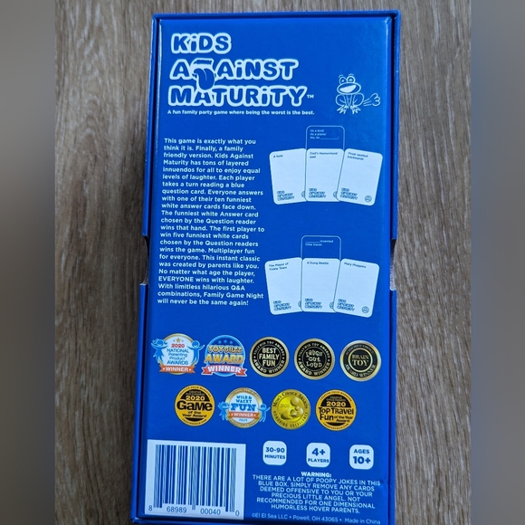 Kids Against Maturity A Fun Family Party Game - Picture 2 of 4